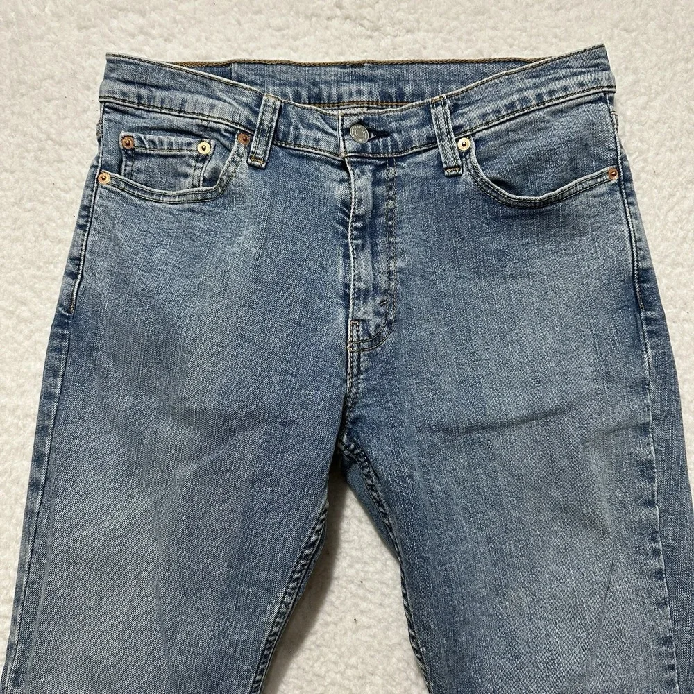 Levis 511 Jeans Men's Blue Faded Wash Straight Denim‎ Size 33